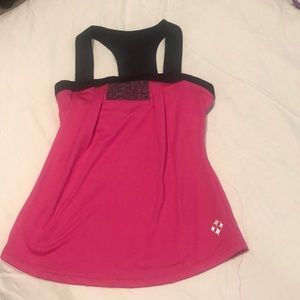 Women’s pink stylish yoga or Tennis tank top